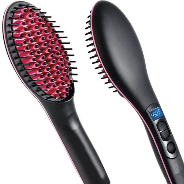 230°C Bivolt Escova Alisadora Elétrica Profissional de Cabelo - Imagem 3