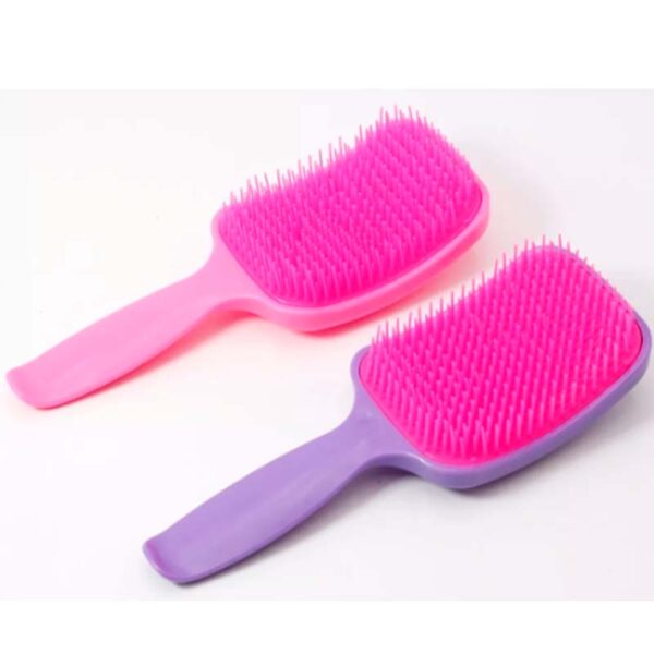Escova Raquete De Desembaraçar E Pentear Cabelos Flex Hair - Imagem 4