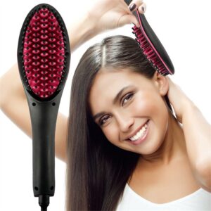 230°C Bivolt Escova Alisadora Elétrica Profissional de Cabelo
