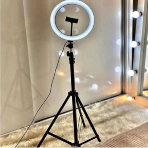 Ring Light Iluminador 10 Polegadas com Tripé de 2.10 Metro - Imagem 4