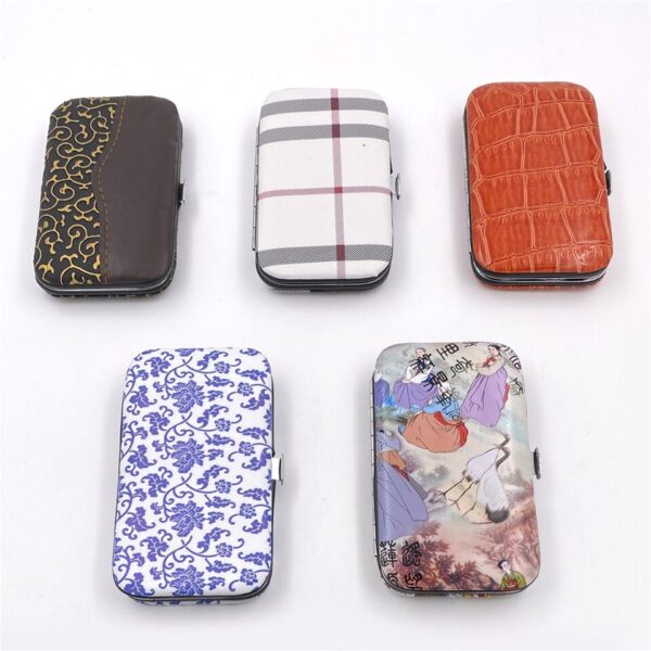 Kit de manicure 6 peças em estojo de couro sintético - Imagem 6