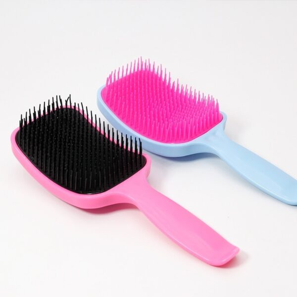 Escova Raquete De Desembaraçar E Pentear Cabelos Flex Hair - Imagem 3