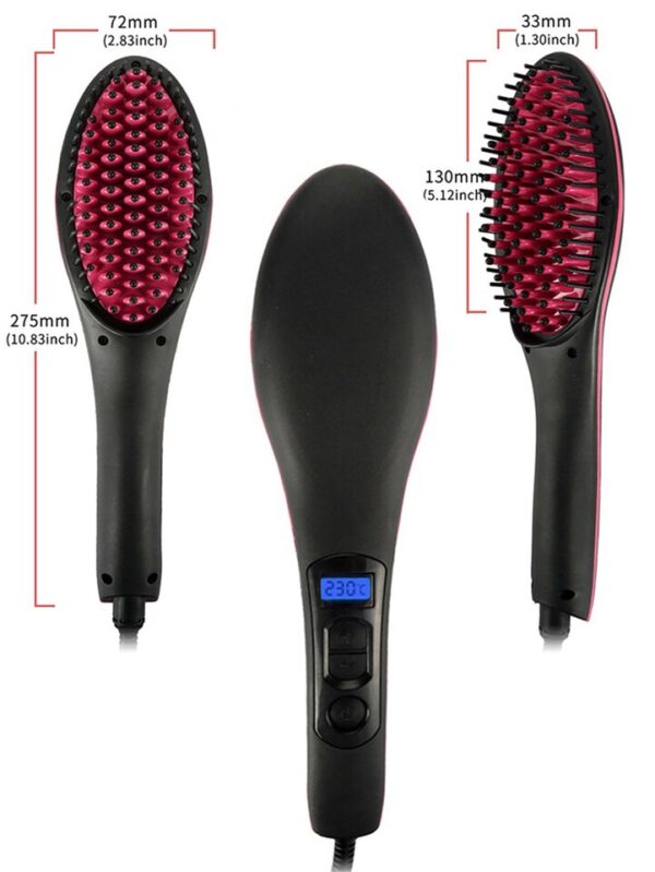 230°C Bivolt Escova Alisadora Elétrica Profissional de Cabelo - Imagem 6