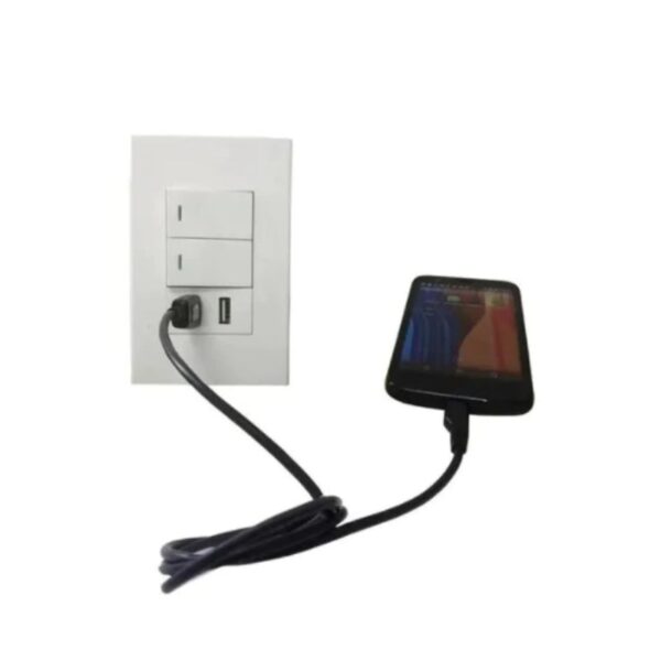 Tomada de Parede C/ 2 Entradas USB e 2 Chaves ENVIO RÁPIDO PARA TODO BRASIL - Imagem 4
