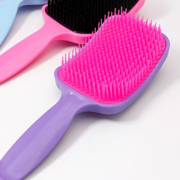 Escova Raquete De Desembaraçar E Pentear Cabelos Flex Hair - Imagem 6