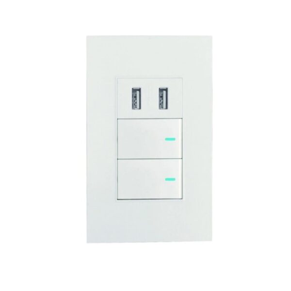 Tomada de Parede C/ 2 Entradas USB e 2 Chaves ENVIO RÁPIDO PARA TODO BRASIL - Imagem 3