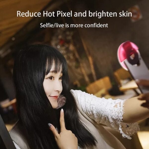 Anel Luminoso para Celular Flash Selfie Mini Ring Light Led Enviar Cor Aleatória - Imagem 5