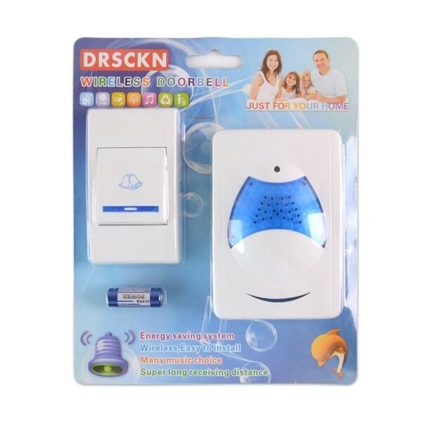 Campainha Residencial Botão Wireless Doorbell Sem Fio  Alcance De 100 Metros - Imagem 6