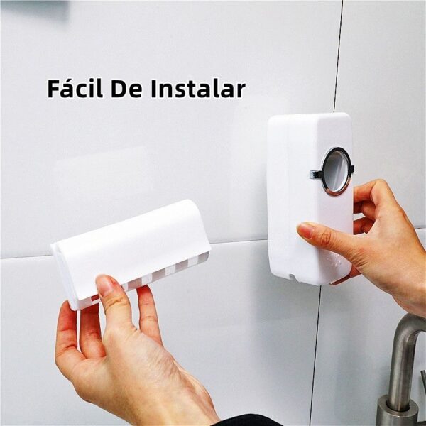 Dispenser de Creme Dental Suporte de Escova de Dente - Imagem 6