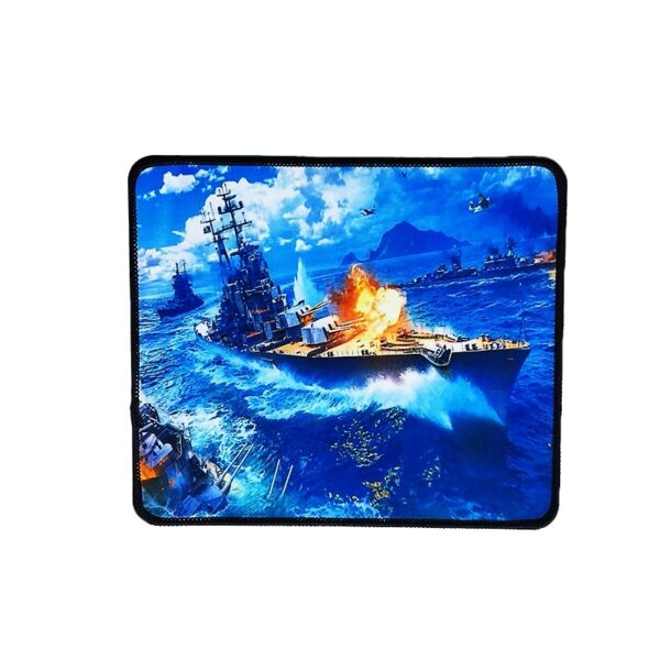 Mouse pad para jogadores com costura de borracha na borda 25x29 - Imagem 3