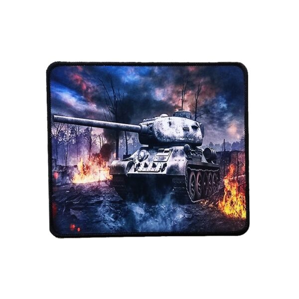 Mouse pad para jogadores com costura de borracha na borda 25x29 - Imagem 2
