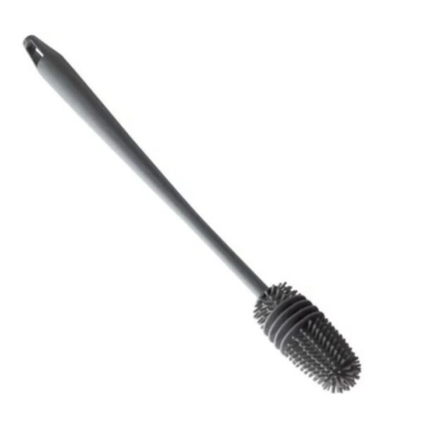 Escova de Lavar Garrafa Mamadeira Copo Taça Silicone - Imagem 8