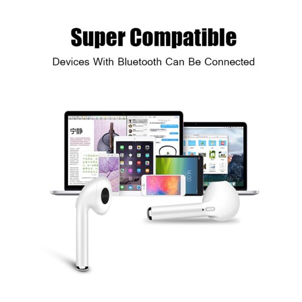 Fones de ouvido Bluetooth Esportivos com microfone sem fio - Imagem 2