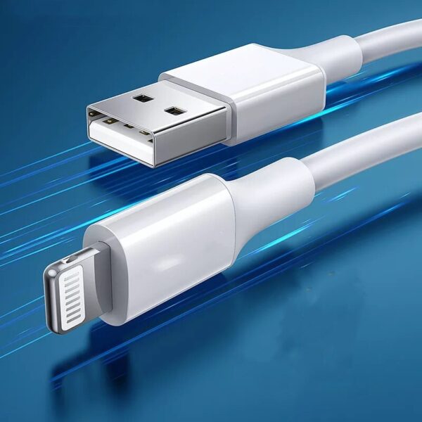 Cabo para IPhone USB 1m/para IPhone Lighting Carregador - Imagem 2