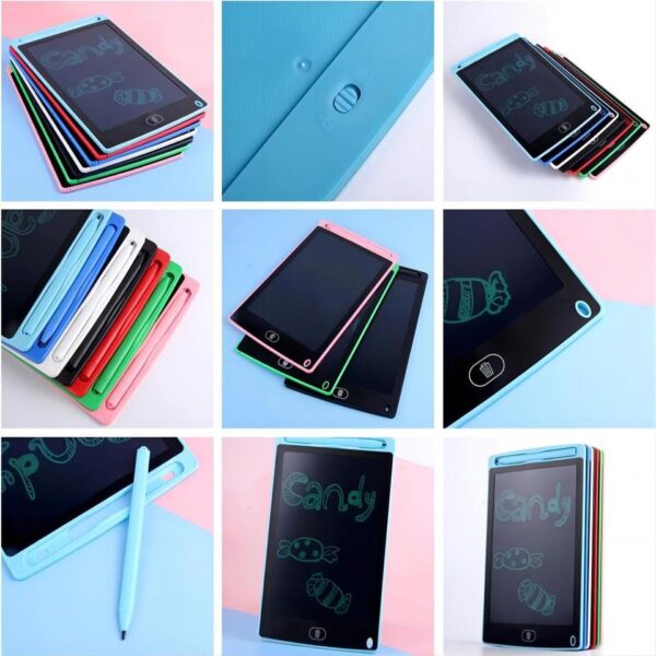 Lousa Mágica Tela Lcd Tablet Infantil De Escrever E Desenhar 8.5 Polegadas pintura colorida enviar cor aleatória - Imagem 5