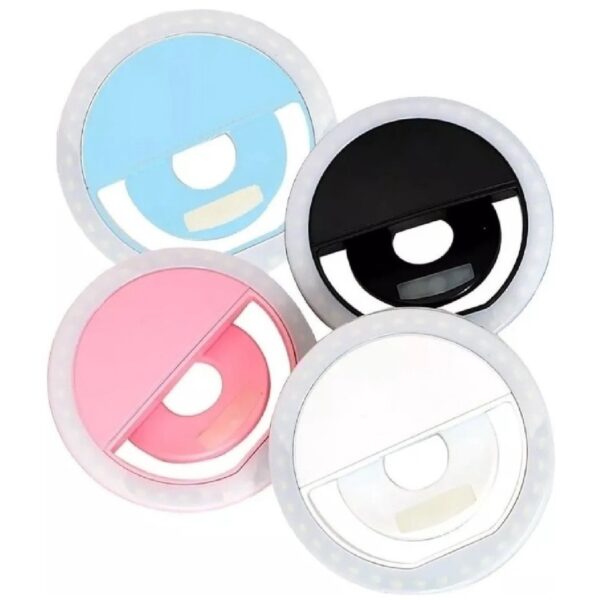 Anel Luminoso para Celular Flash Selfie Mini Ring Light Led Enviar Cor Aleatória - Imagem 3