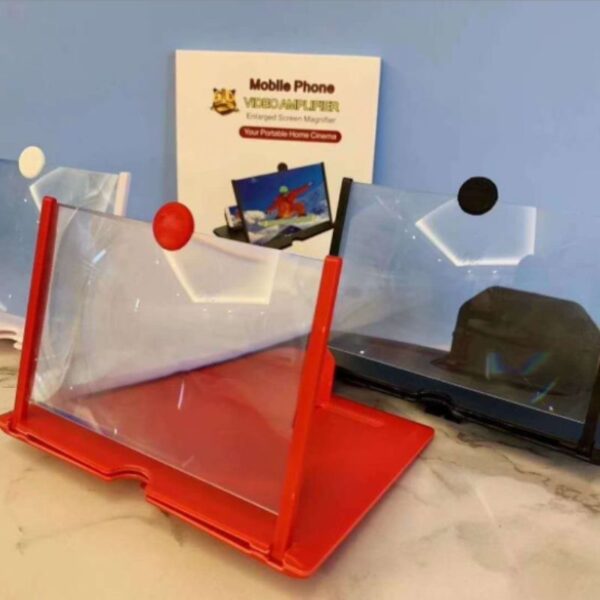 Ampliador de Tela Lente 3d Suporte Dobrável de Celular para Vídeos e Jogos e Ensino on-line - Imagem 5