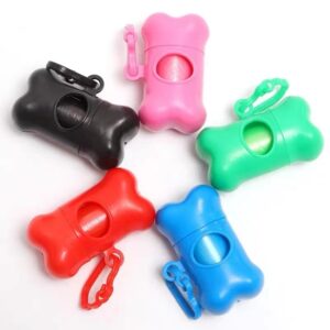Kit Cata Caca Porta Saquinho Pet Coletor De Fezes + 1 Refil Saco Para Cães E Gatos