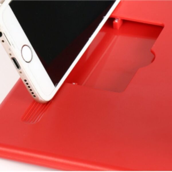 Ampliador de Tela Lente 3d Suporte Dobrável de Celular para Vídeos e Jogos e Ensino on-line - Imagem 4