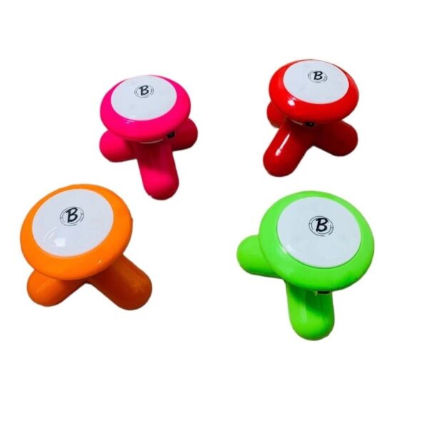 Mini Massageador Portátil Corporal para Relaxamento Tensão Elétrico USB e Pilha - Imagem 4