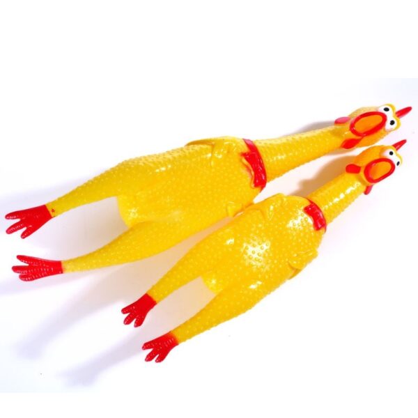 Frango 16 / 31 / 39 cm Brinquedo de Gravata Sonora de Borracha para Cão de Estimação - Imagem 4
