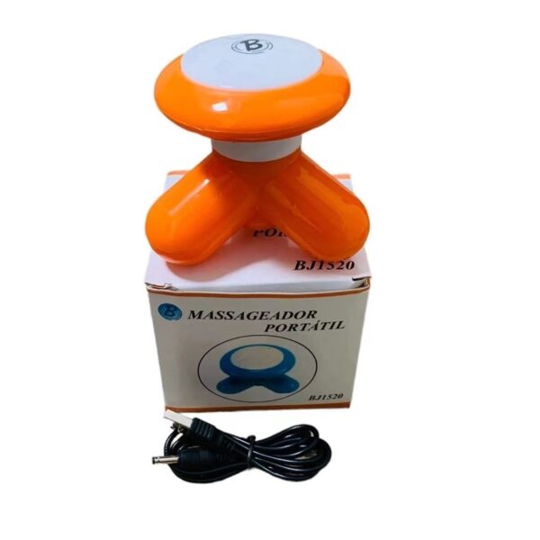 Mini Massageador Portátil Corporal para Relaxamento Tensão Elétrico USB e Pilha - Imagem 3