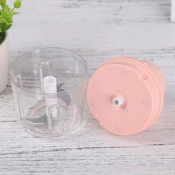 Mini triturador de alimentos elétricos 3 lâminas 250 ml usb - Imagem 6