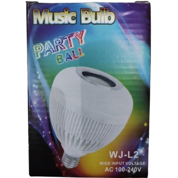 Lampada Bluetooth de Led com Música 12w + Controle Remoto - Imagem 5