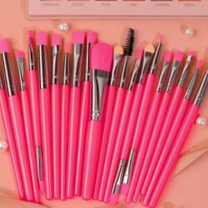 Kit 20 Pinceis Profissional Pincel Maquiagem Neon Beleza pincéis de maquiagem ENVIO RÁPIDO