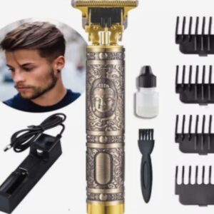 Máquina Profissional Acabamento Cabelo Barba Recarregável Buda