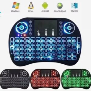 Mini Teclado Controle Usb Touchpad Smart Tv Box Pc Ps3 Iluminado