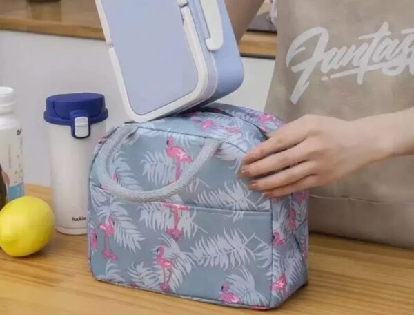 Bolsa Térmica Fitness Marmita Viagem Nécessaire Eco Moda enviar cor aleatória