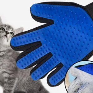 Luva Nano Magnética Tira Pelos Pets Cães Gatos True Touch