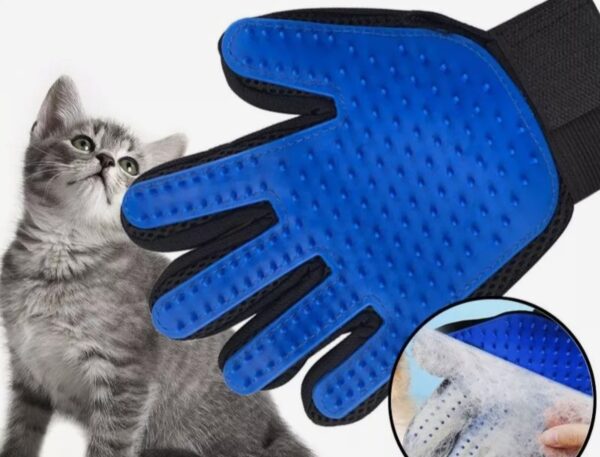 Luva Nano Magnética Tira Pelos Pets Cães Gatos True Touch