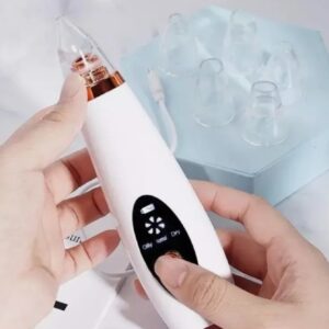 Limpador Elétrico Removedor de Cravos e Poros Elétrico Recarregável Usb Com 6 Pontas de Limpeza
