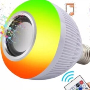 Lampada Bluetooth de Led com Música 12w + Controle Remoto