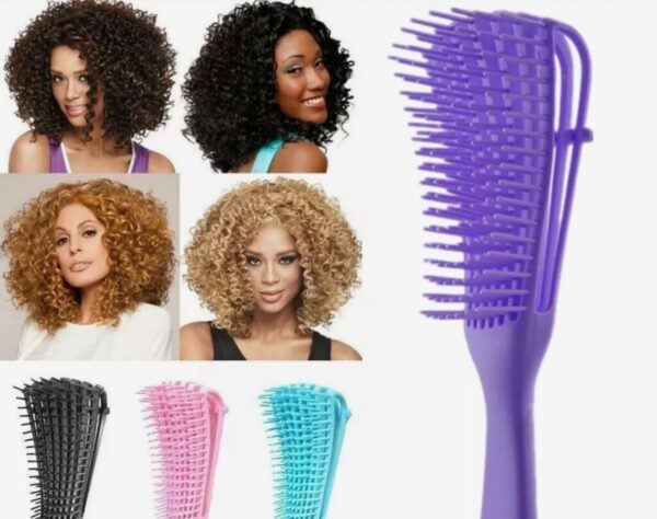 Pente de Cabelo Escova Polvo Multifuncional Modeladora