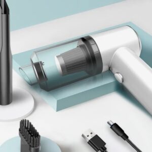 Mini Aspirador De Pó Usb Portátil Completo Linha Premium Carro E Casa