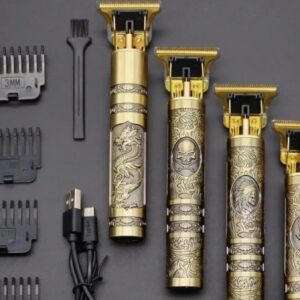 Barbeador portátil sem fio profissional com acabamento