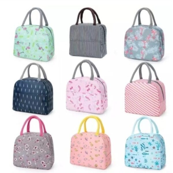 Bolsa Térmica Fitness Marmita Viagem Nécessaire Eco Moda enviar cor aleatória - Imagem 6