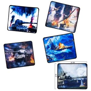 Mouse pad para jogadores com costura de borracha na borda 25x29