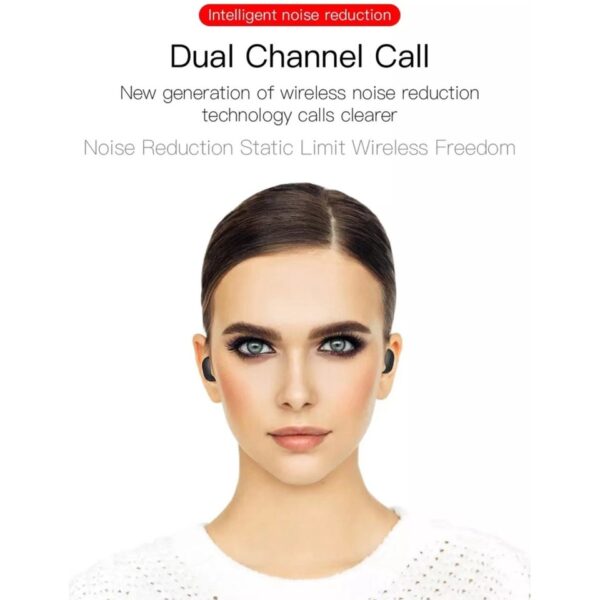 Fashion E6s Fone Sem Fio TWS Bluetooth 5.0 Enviar Cor Aleatória - Imagem 3