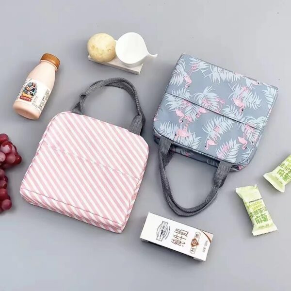 Bolsa Térmica Fitness Marmita Viagem Nécessaire Eco Moda enviar cor aleatória - Imagem 5