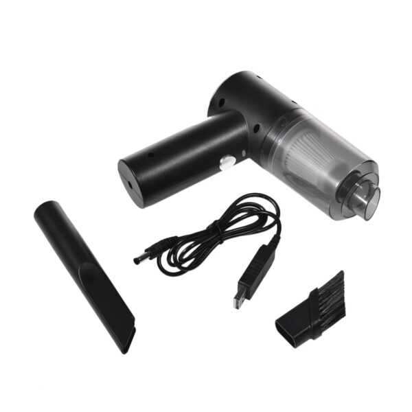 Mini Aspirador De Pó Usb Portátil Completo Linha Premium Carro E Casa - Imagem 3